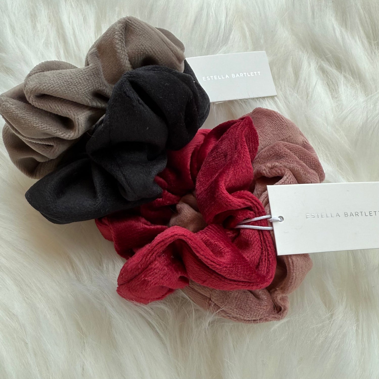 Velvet Duo Scrunchies
