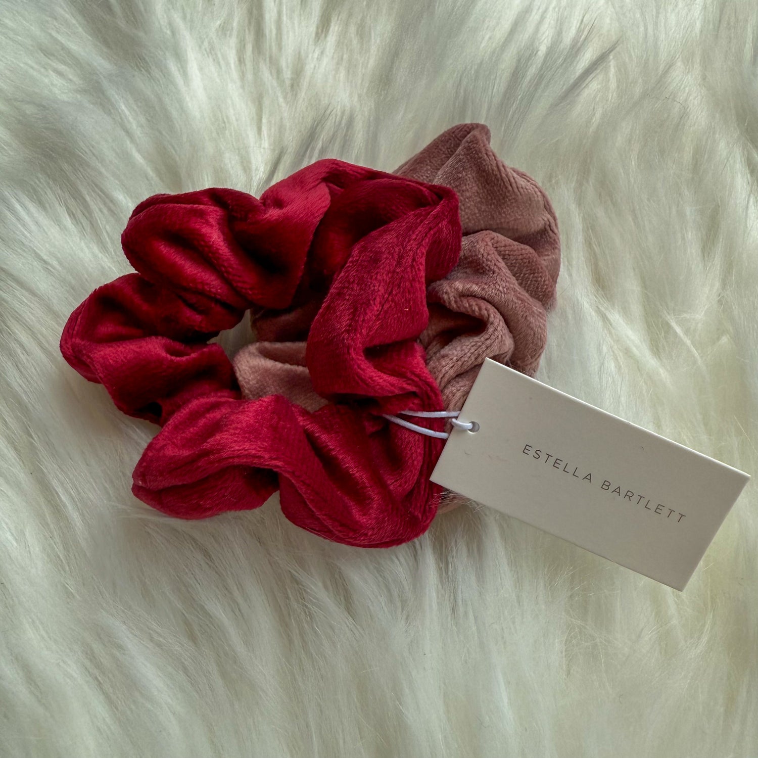 Velvet Duo Scrunchies