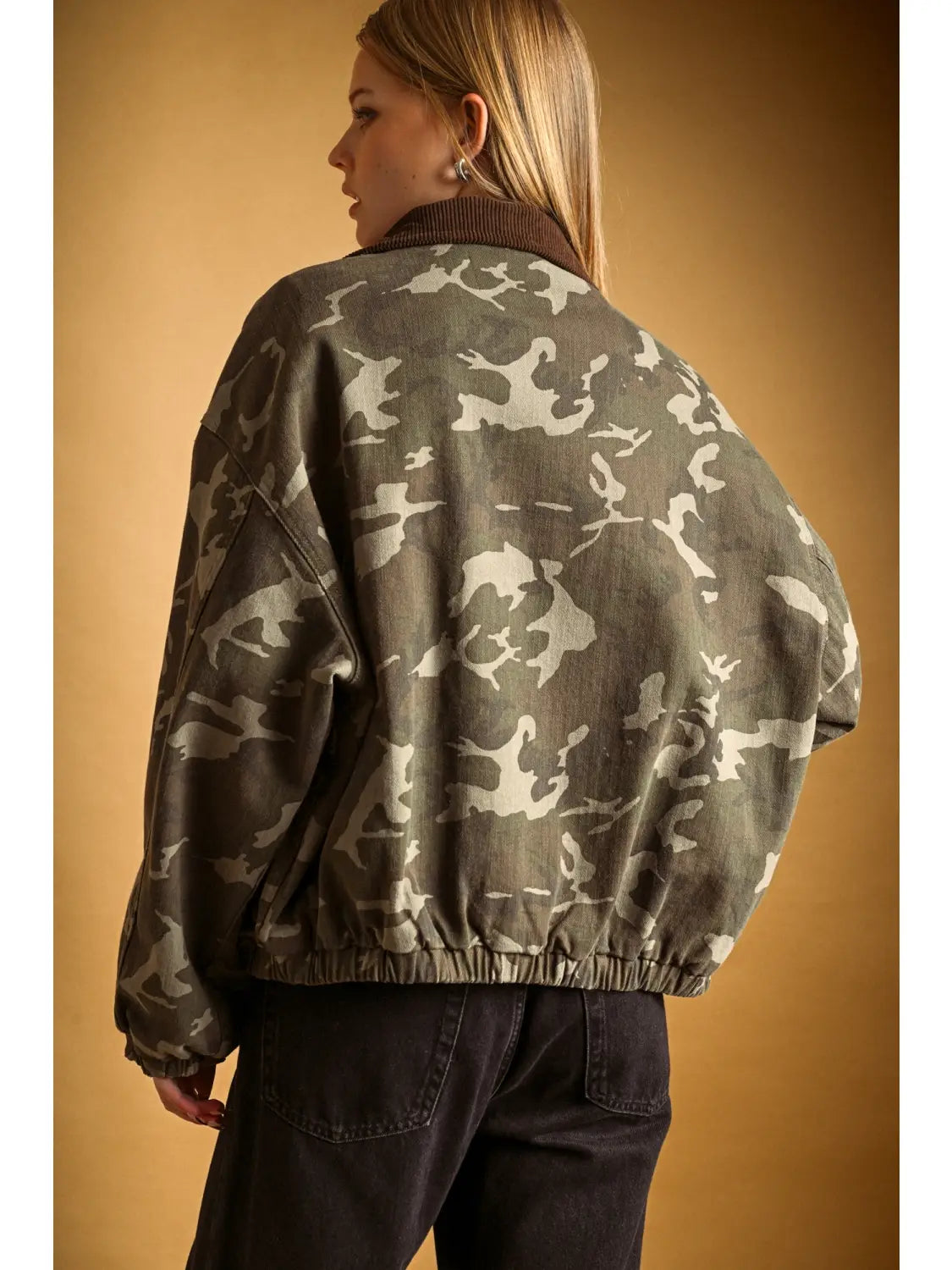 CAMOUFLAGE BOMBER JACKET