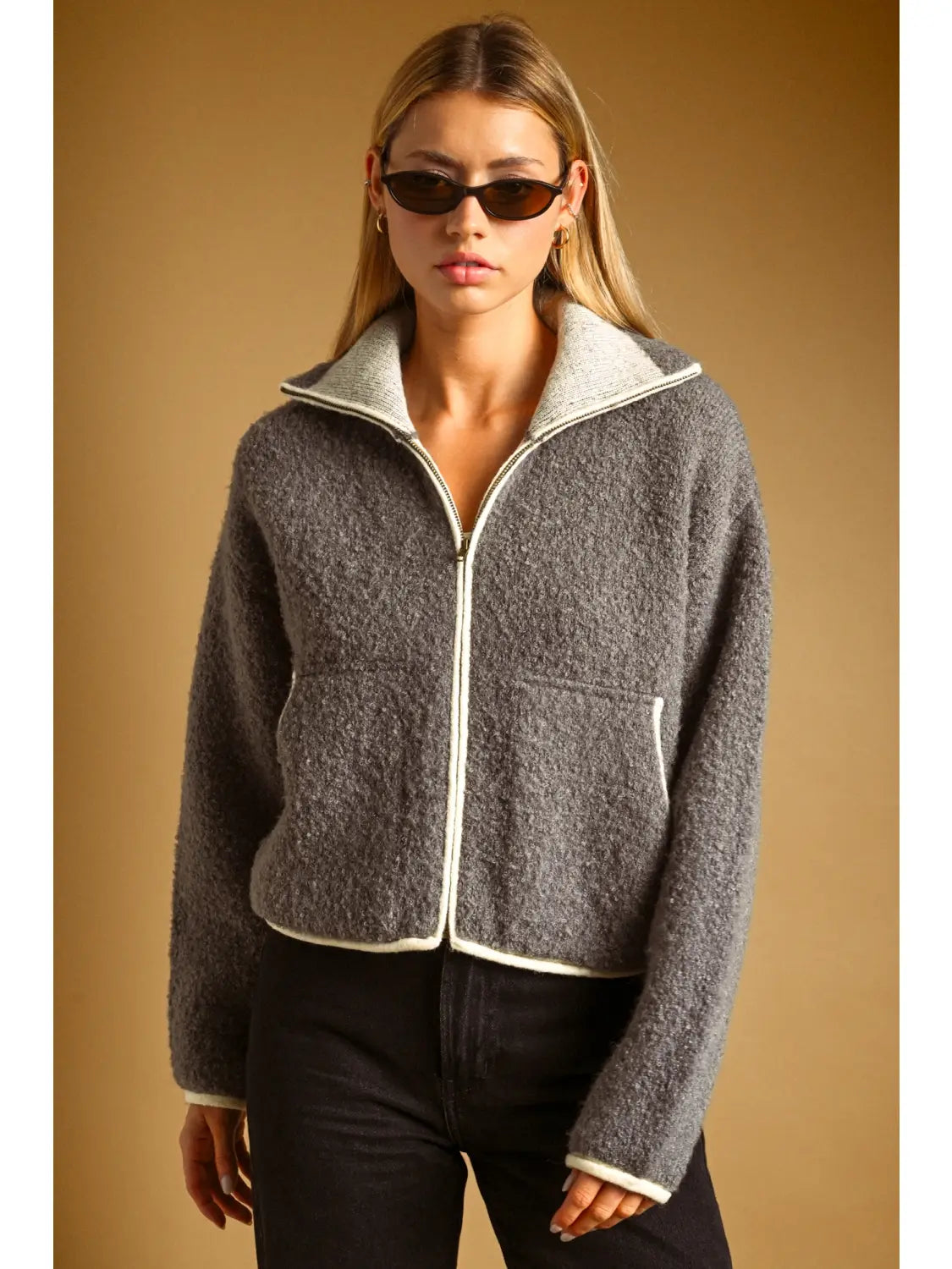 HIGH NECK JACKET
