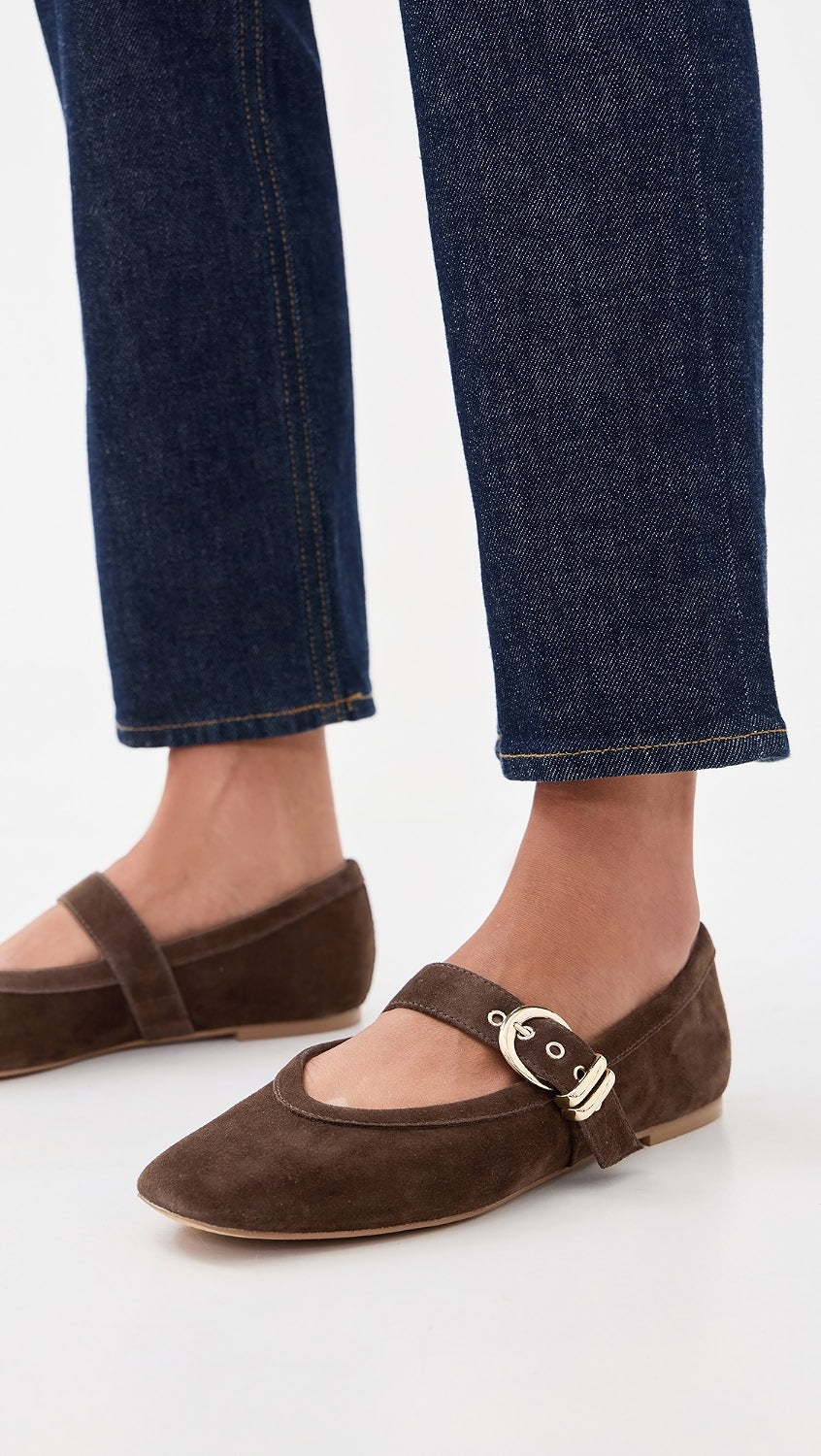 MIKEL SUEDE FLAT