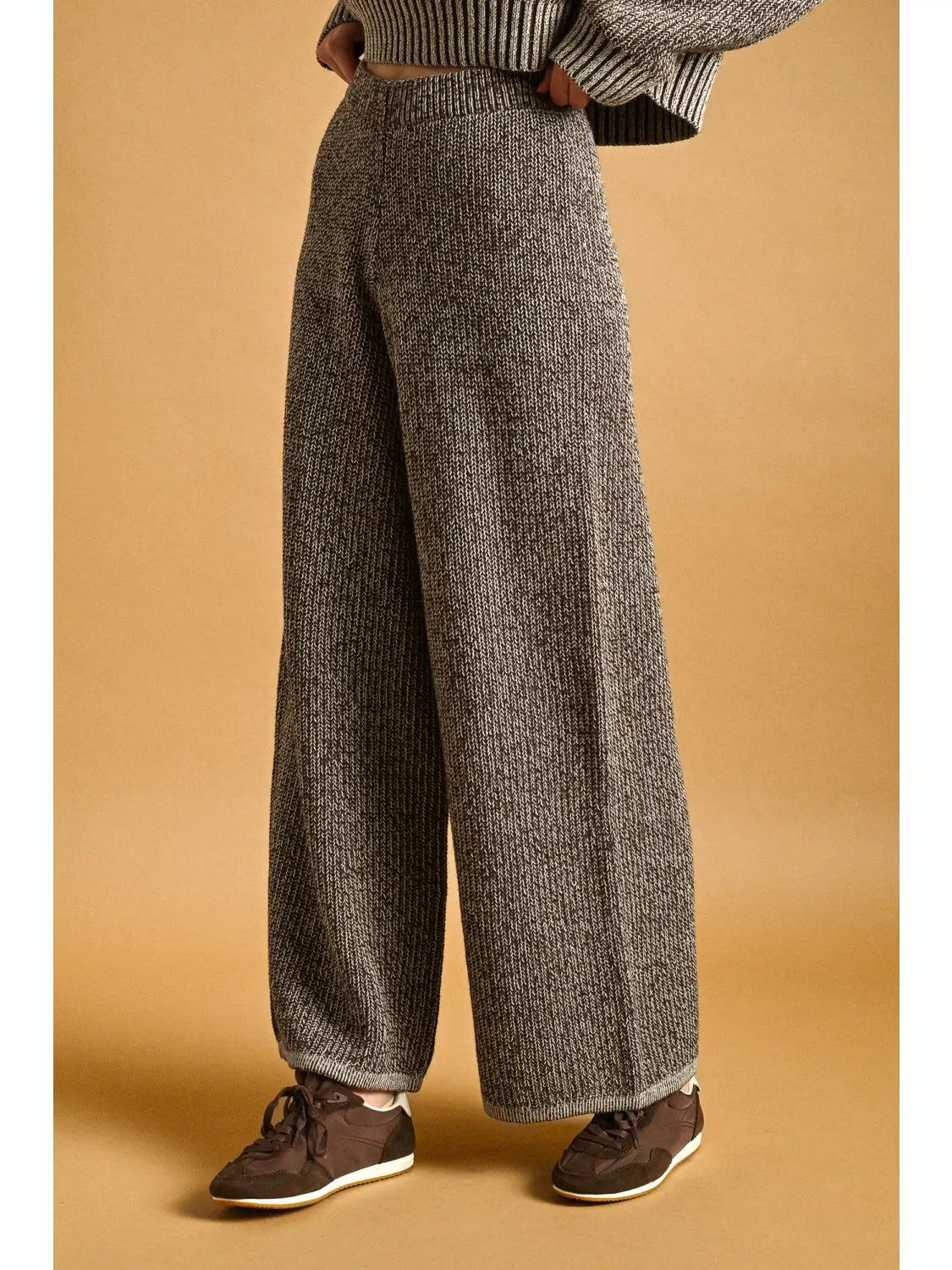 TWO TONE LOUNGE KNIT PANTS