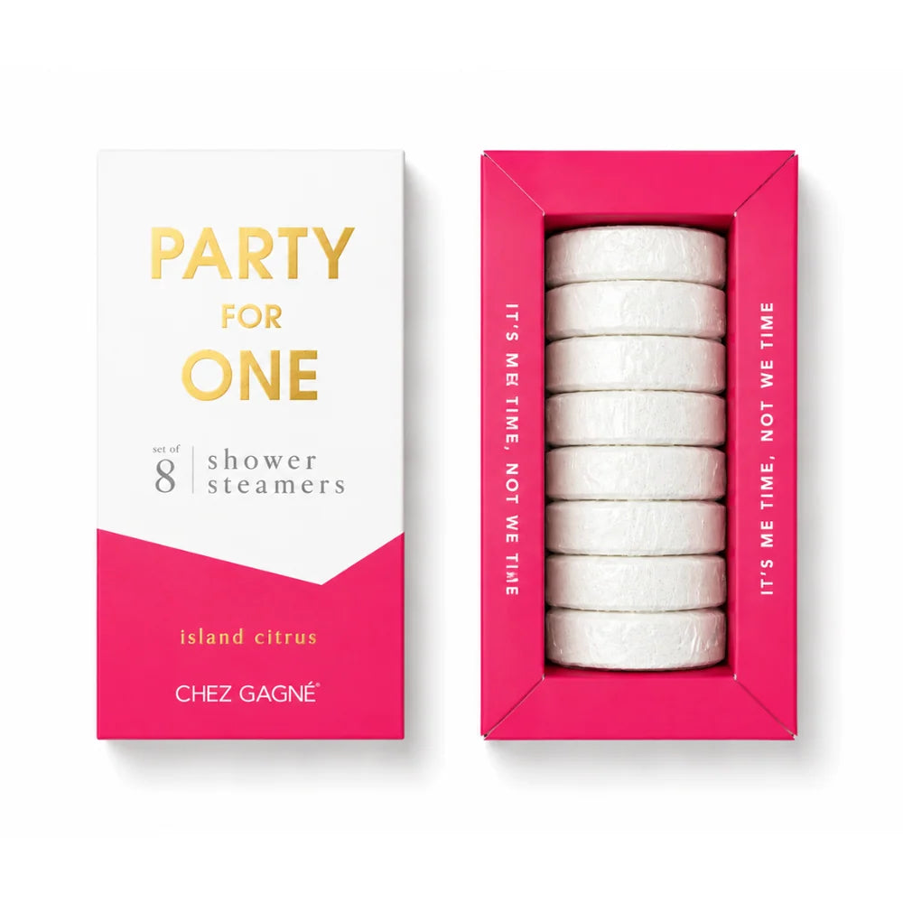 SHOWER STEAMERS PARTY FOR ONE