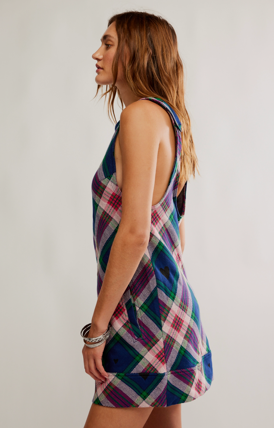 Carven Plaid Mini Dress