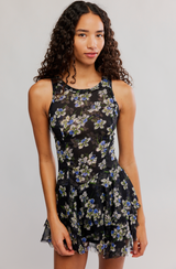 RAVEN PRINTED MINI DRESS