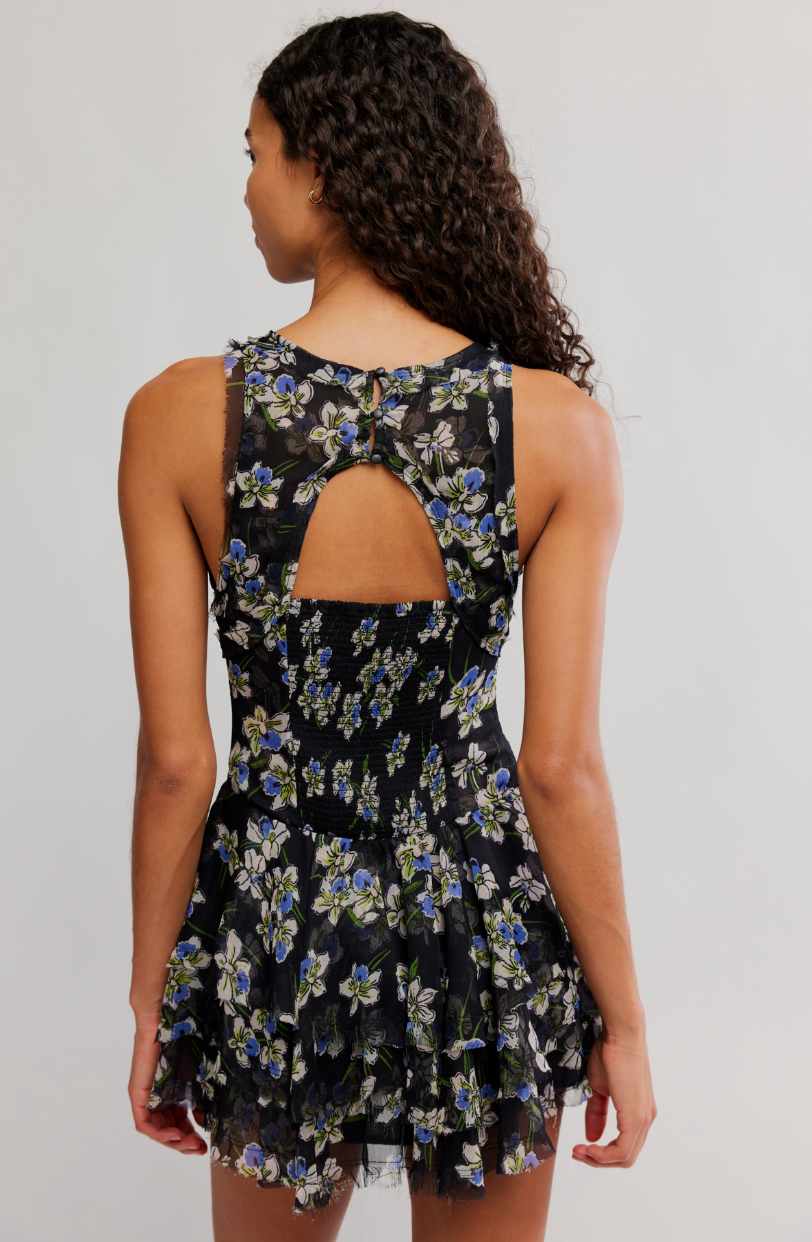 Raven Printed Mini Dress