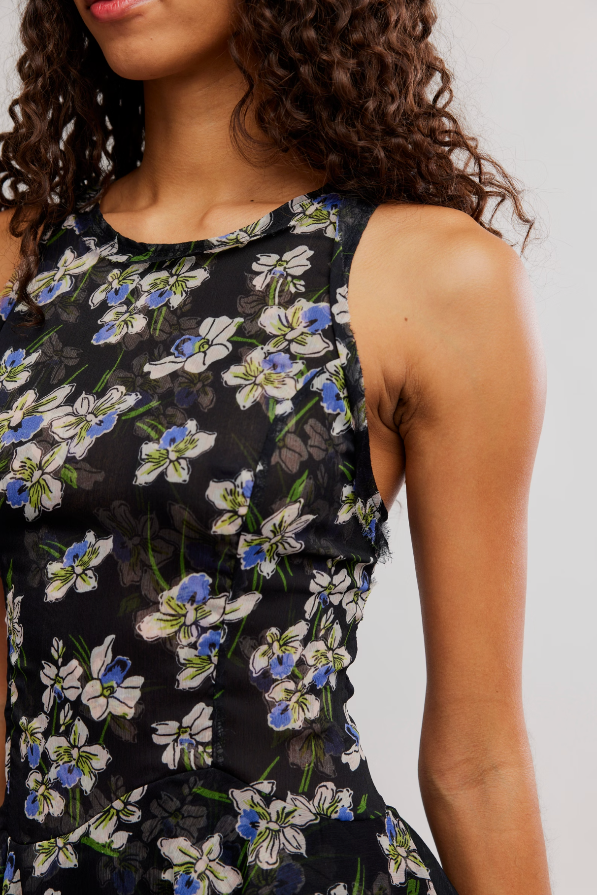 Raven Printed Mini Dress