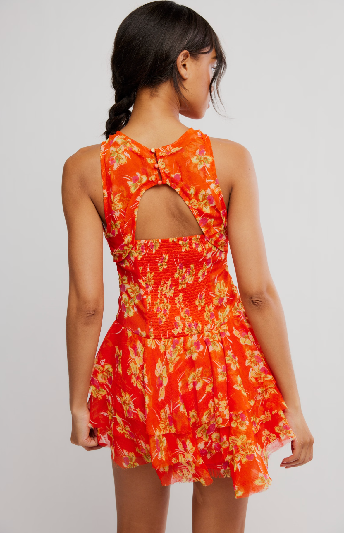 Raven Printed Mini Dress