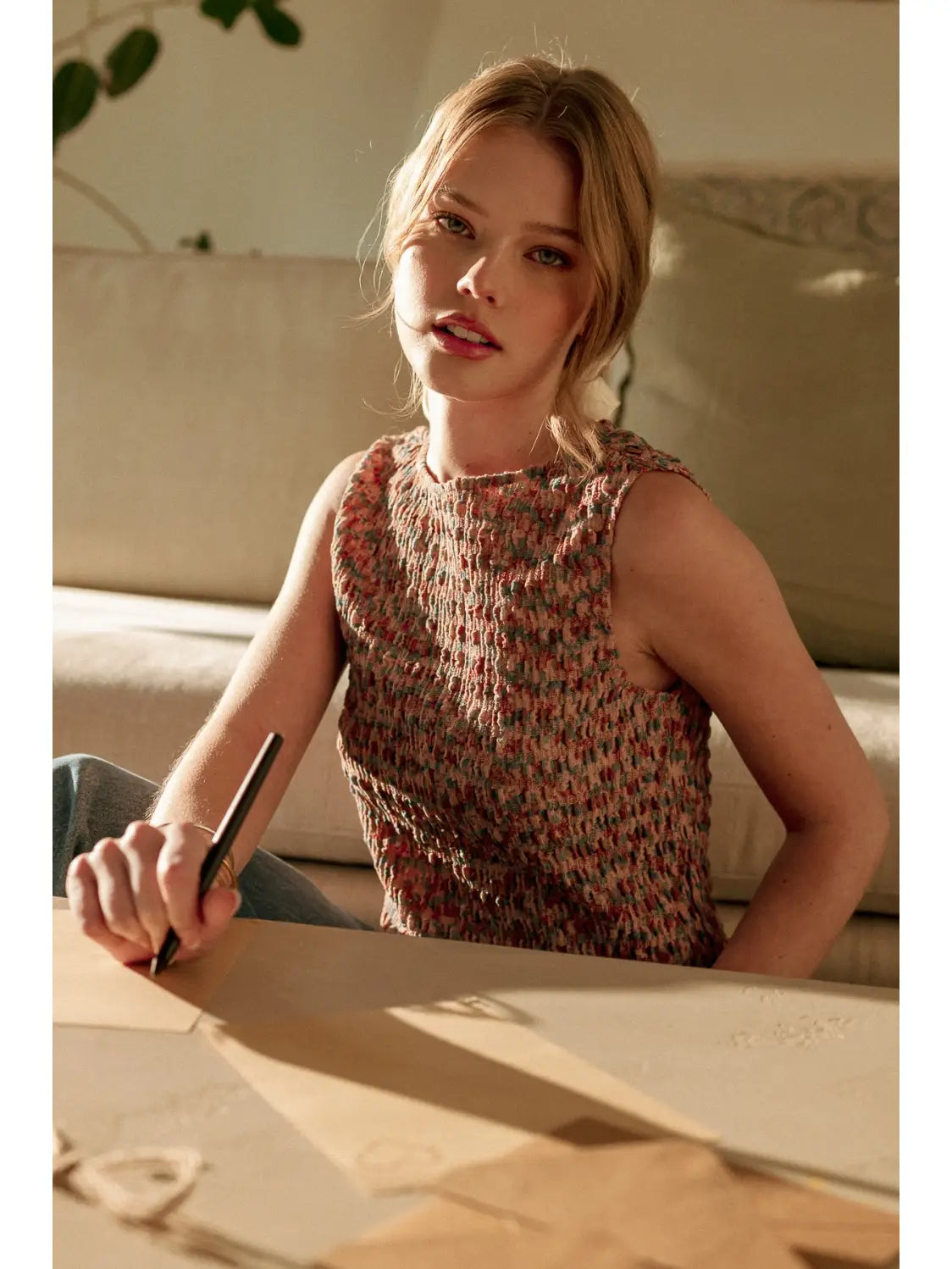 Multi Color Knit Top