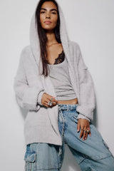 THISTLE HOODED CARDI
