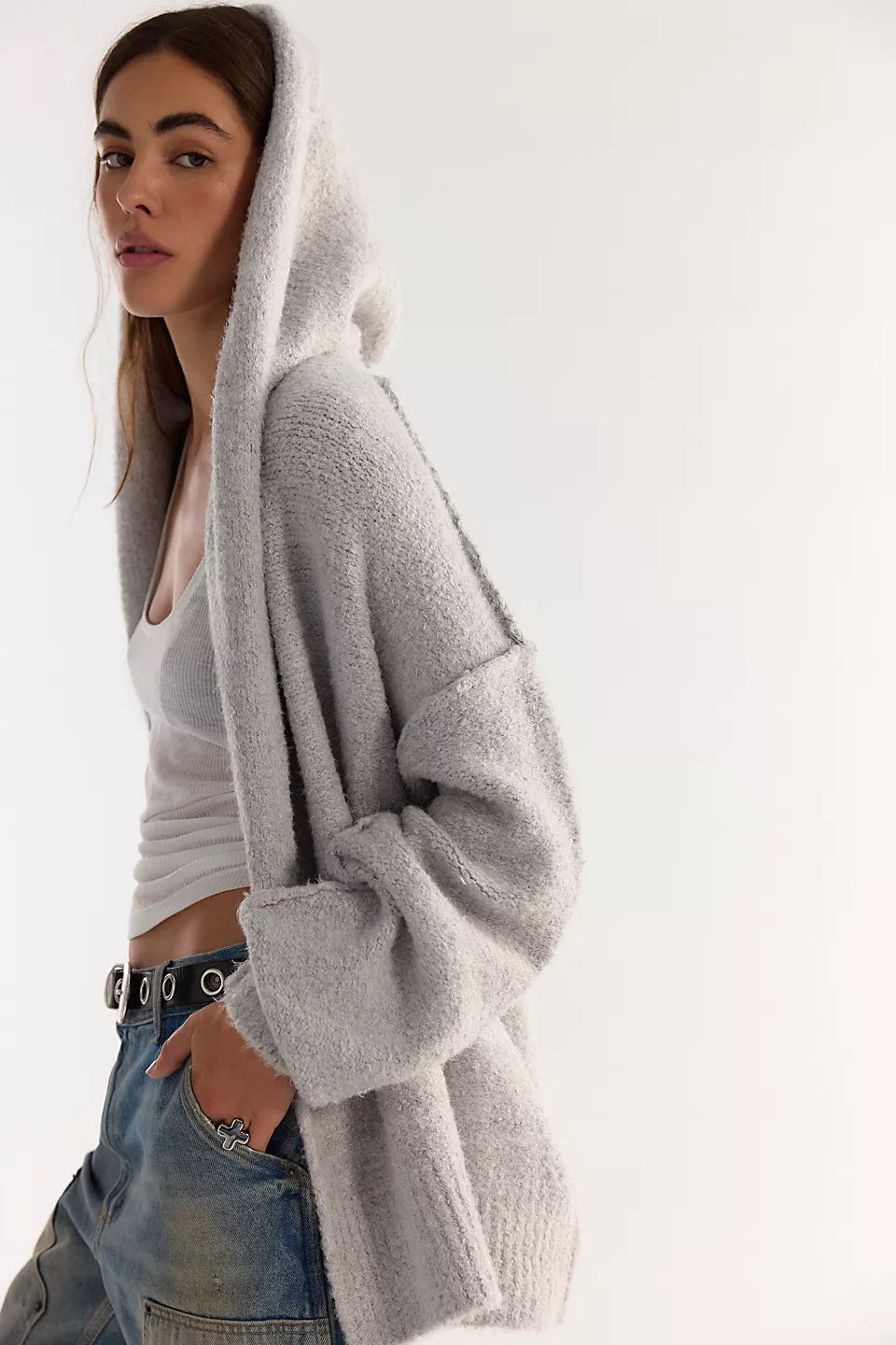 THISTLE HOODED CARDI