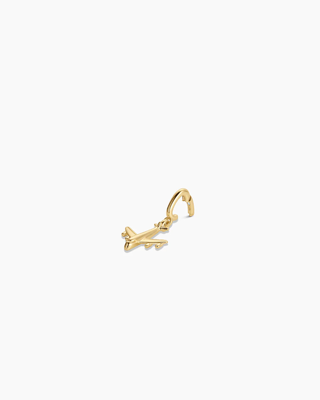Airplane Parker Charm Gold
