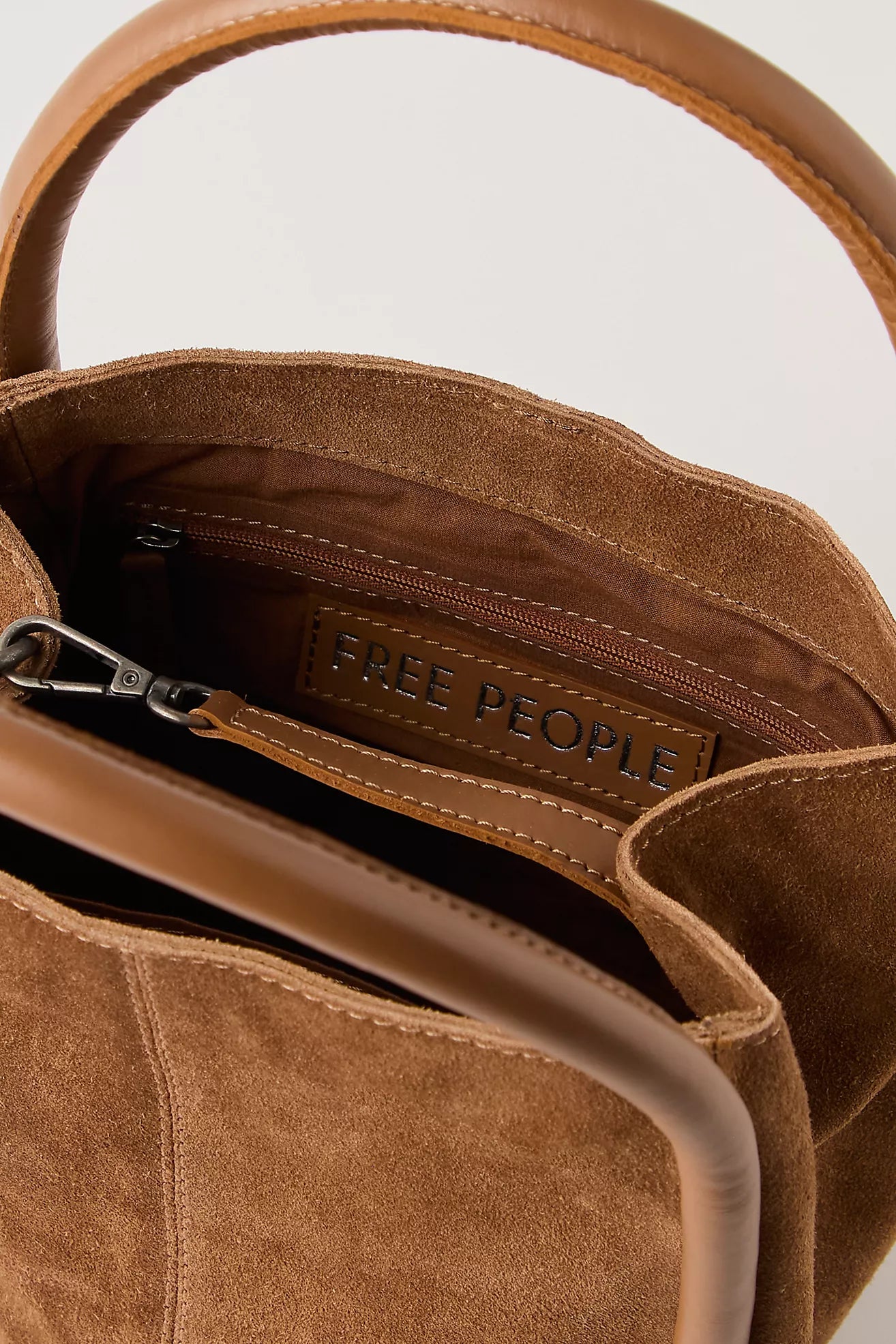 Barlow Suede Bucket Bag