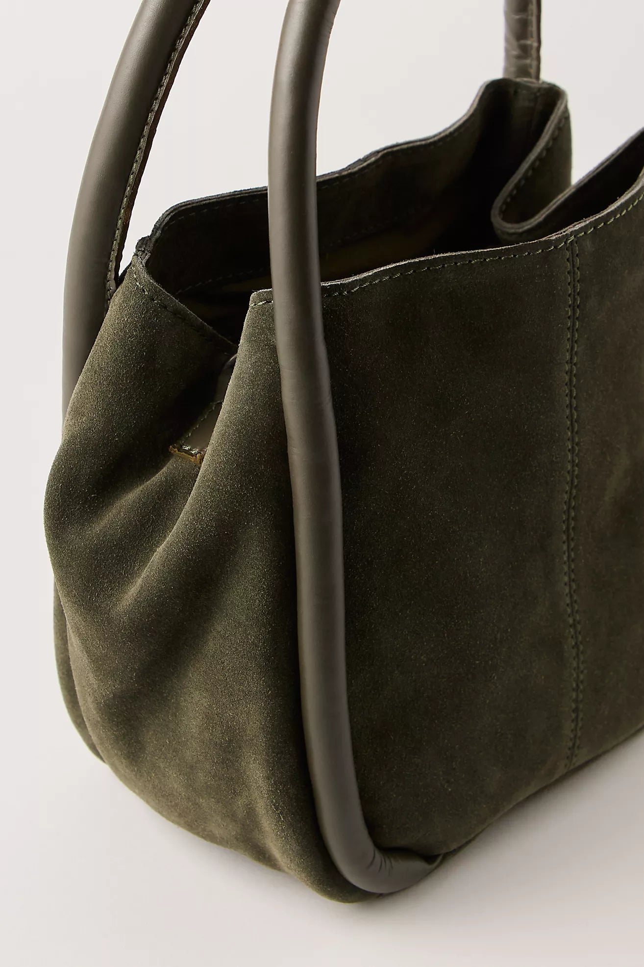 Barlow Suede Bucket Bag