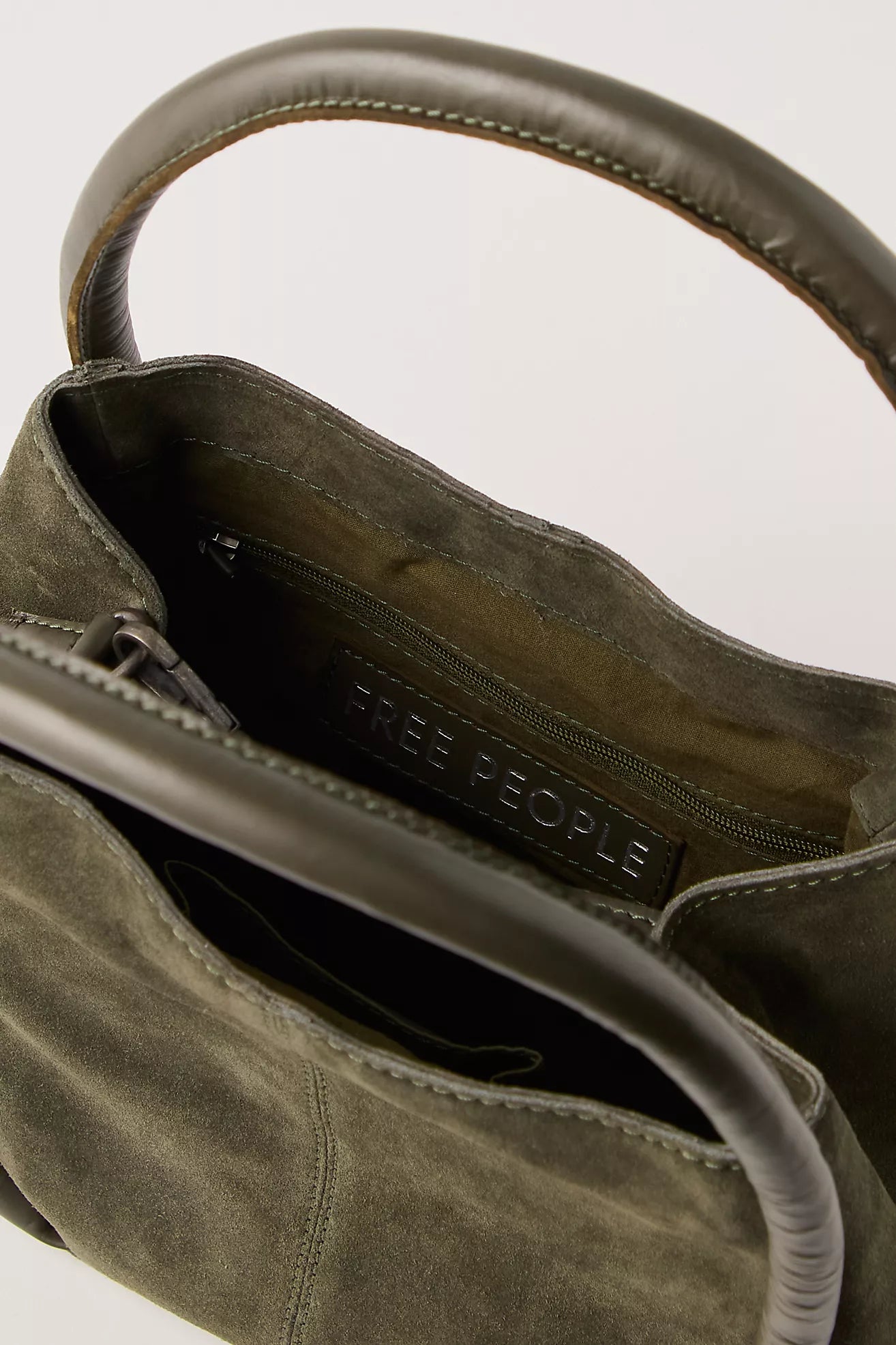 Barlow Suede Bucket Bag