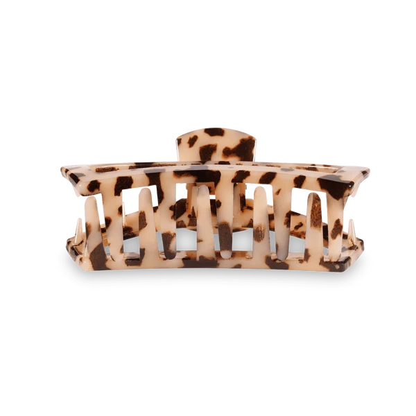 Open Blonde Tortoise Small Claw Hair Clip