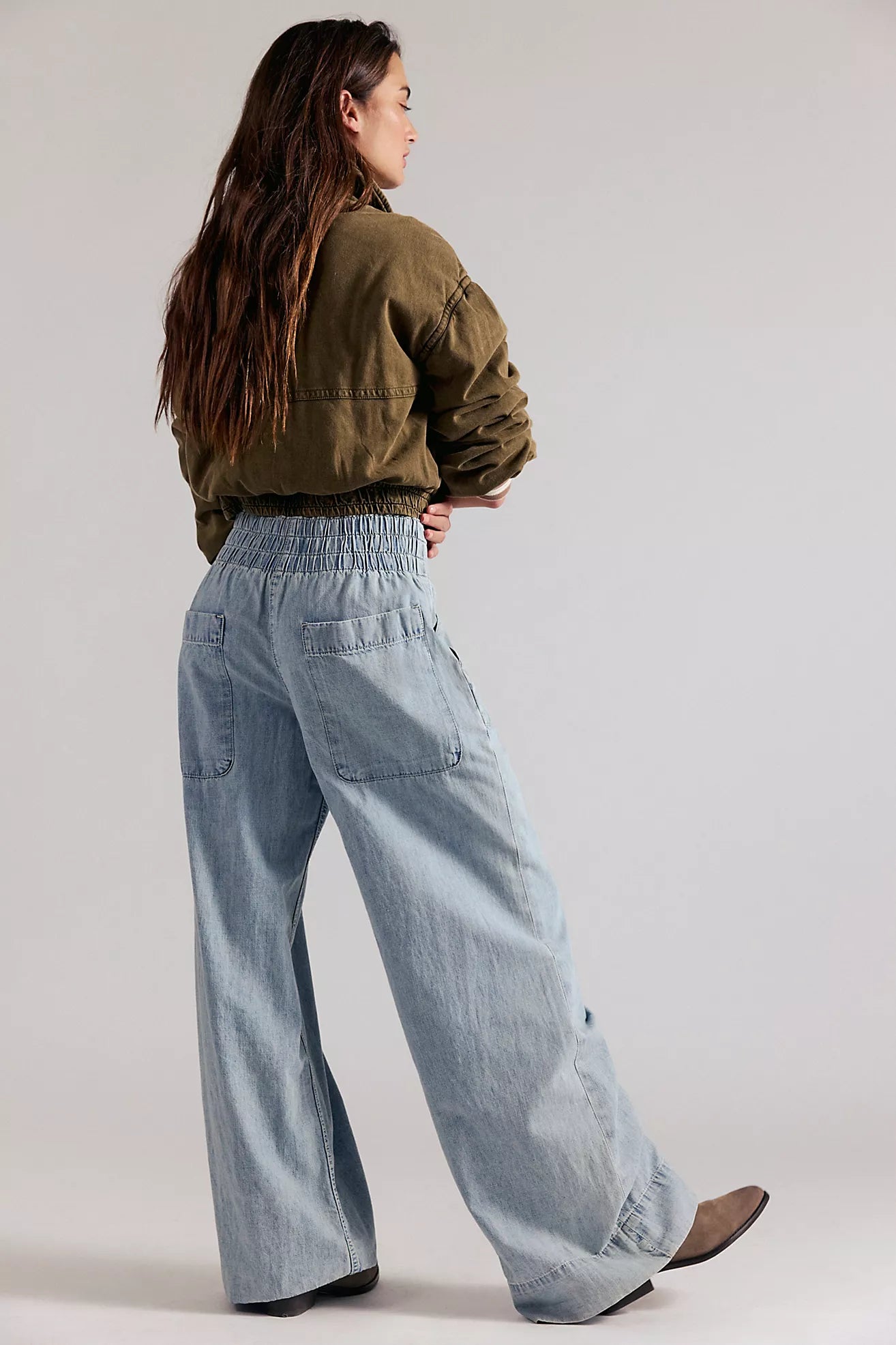 We The Free Denim Pull On Denim Pant
