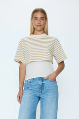 CAMRYN BOXY TEE OVERLAY