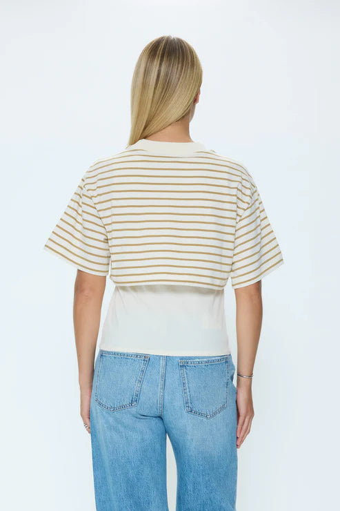 CAMRYN BOXY TEE OVERLAY