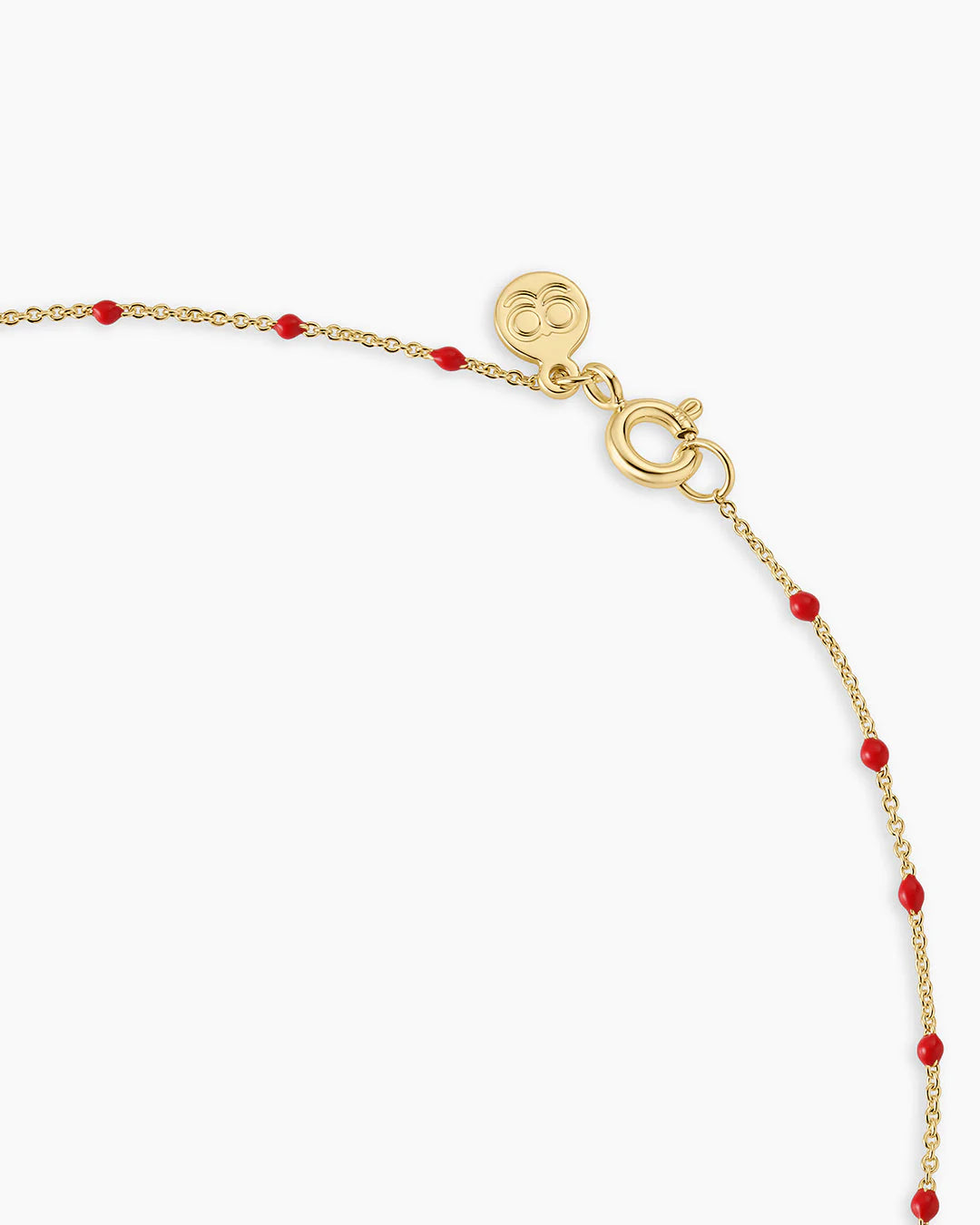 Capri Necklace Gold/Red