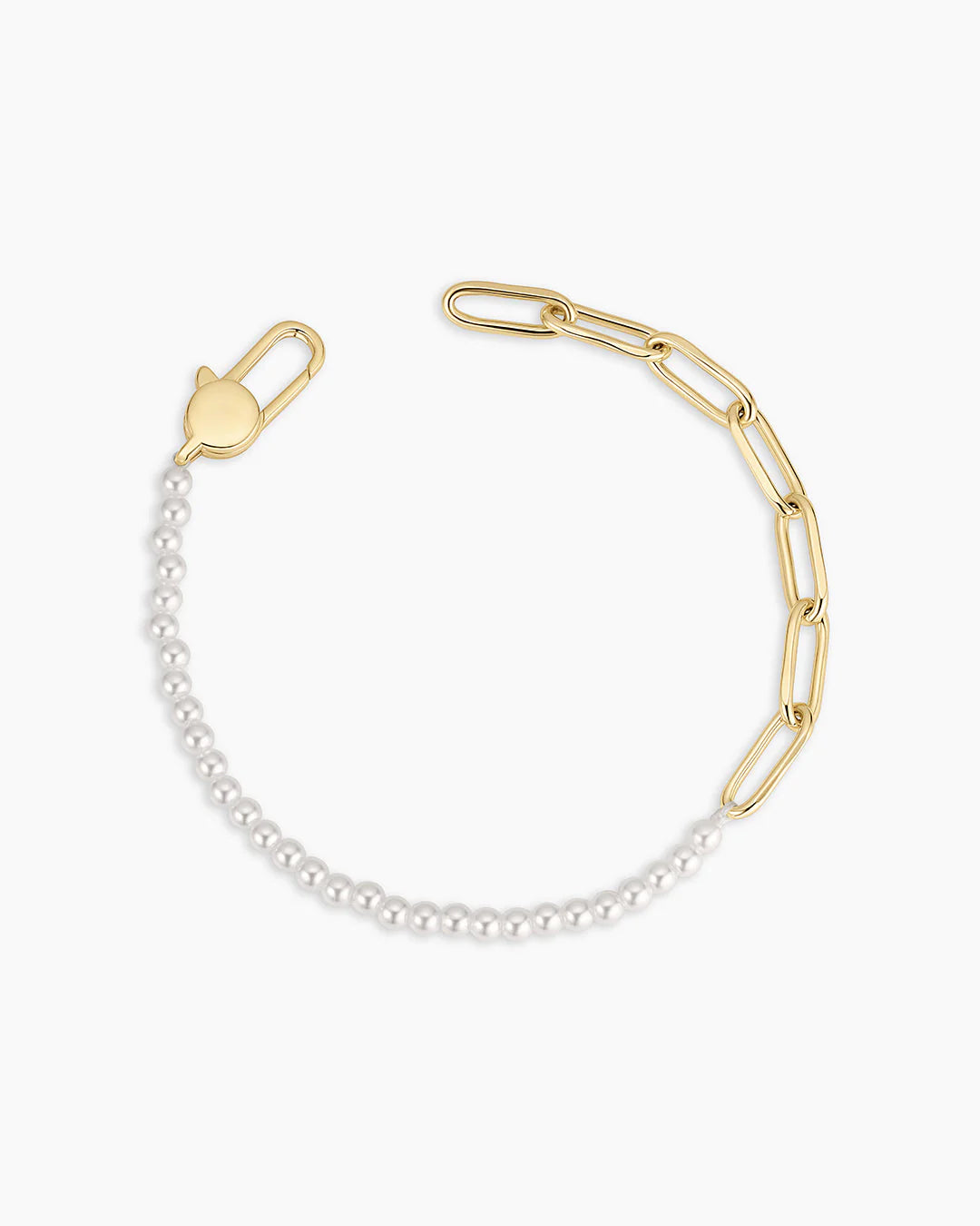 Florence Pearl Chain Bracelet Gold
