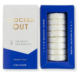 CLOCKED OUT SHOWER STEAMERS