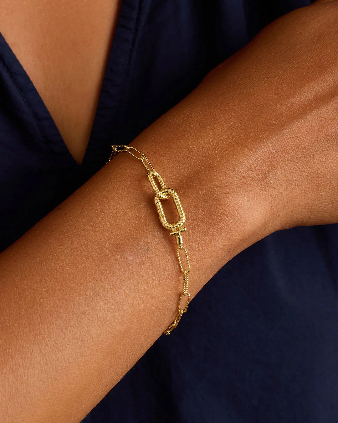 Crew Link Bracelet Gold