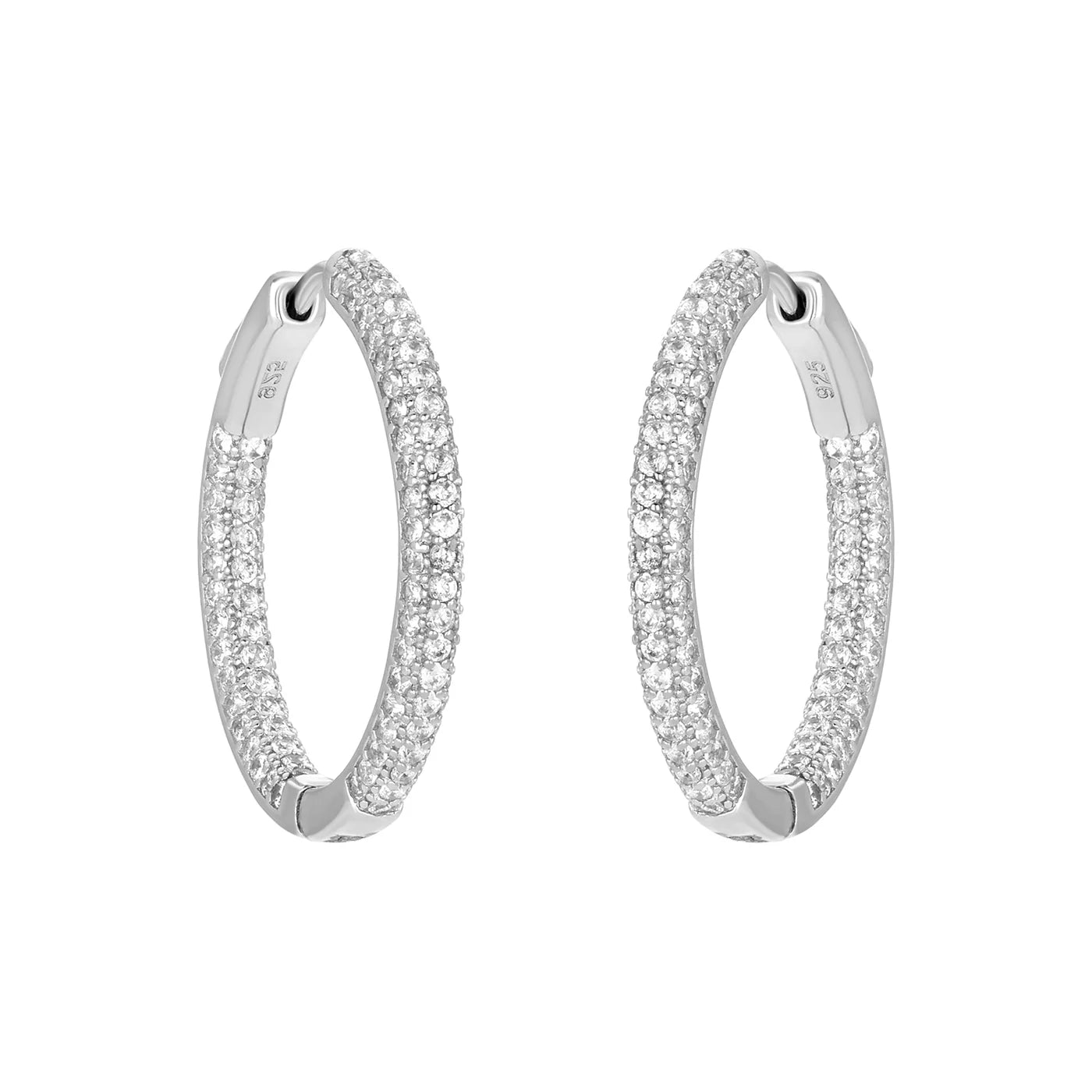 Eliette Hoops Silver