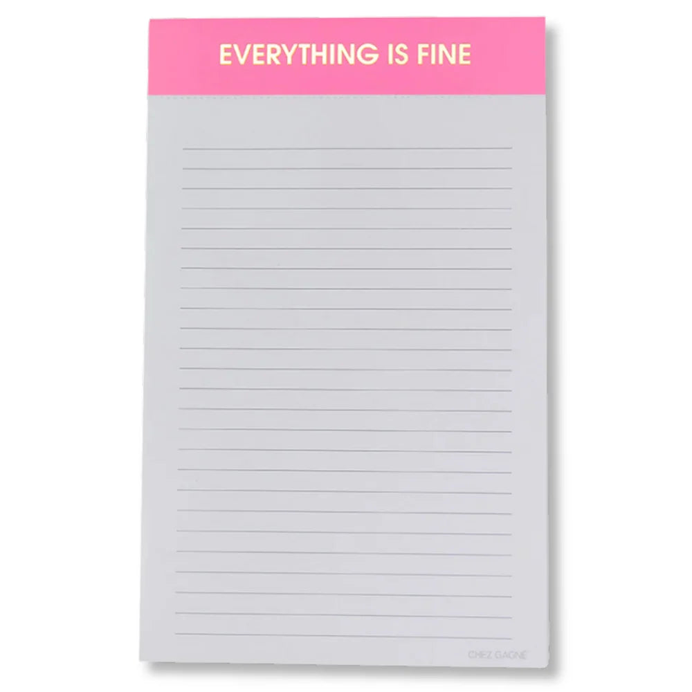 NOTEPAD EVERYTHING IS FINE