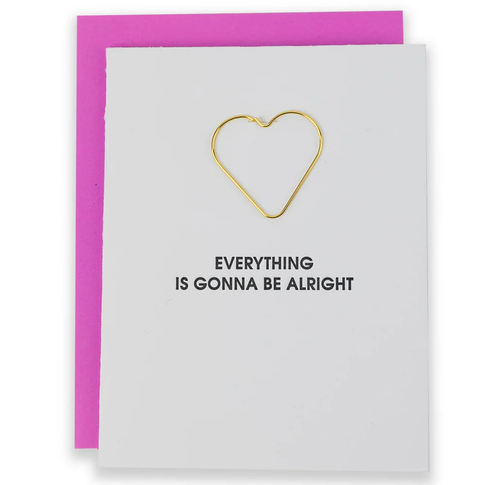 GREETING CARD EVERYTHING IS GOING TO BE ALRIGHT