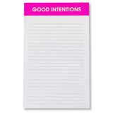 Good Intentions Notepad