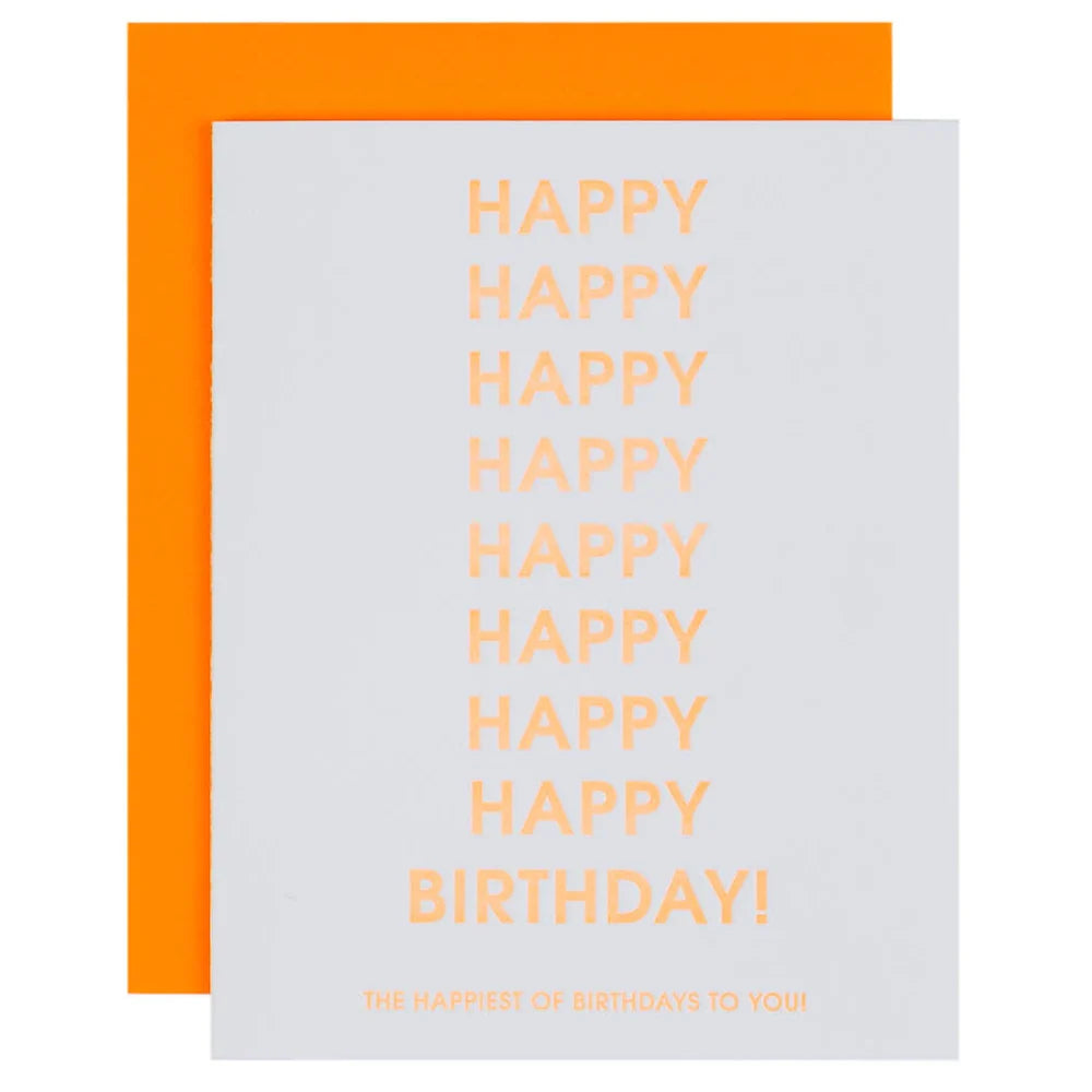 GREETING CARD THE HAPPIEST OF BIRTHDAYS