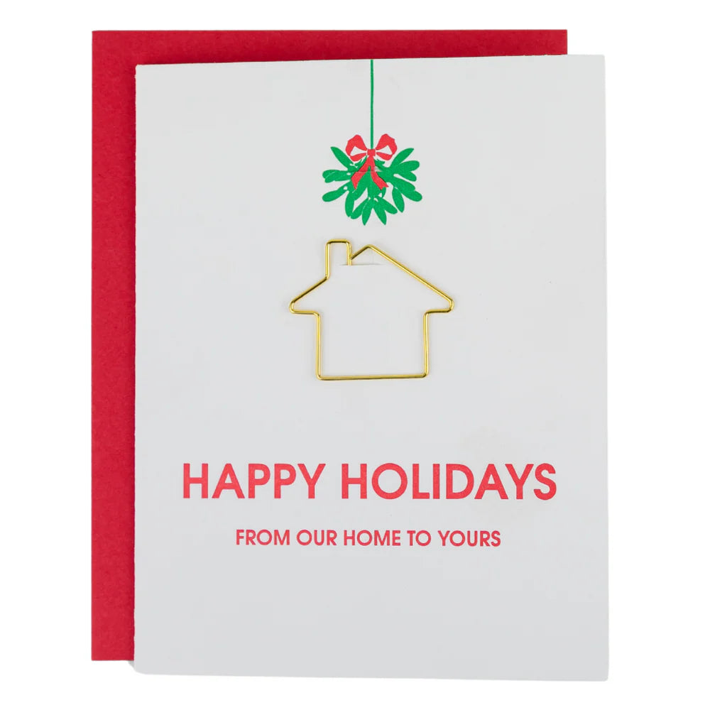Happy Holidays From Our Home To Yours Greeting Card