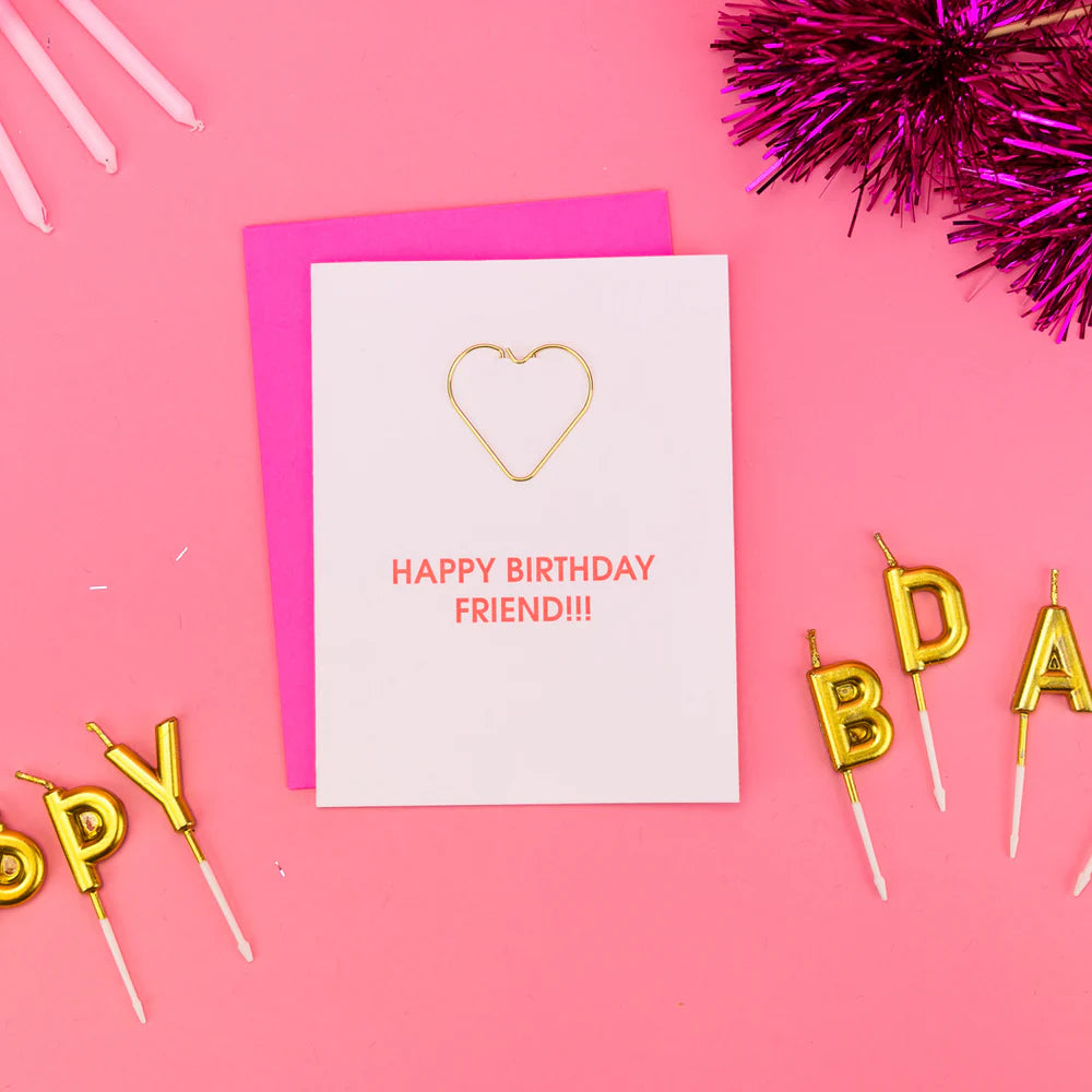 Happy Birthday Friend Greeting Card