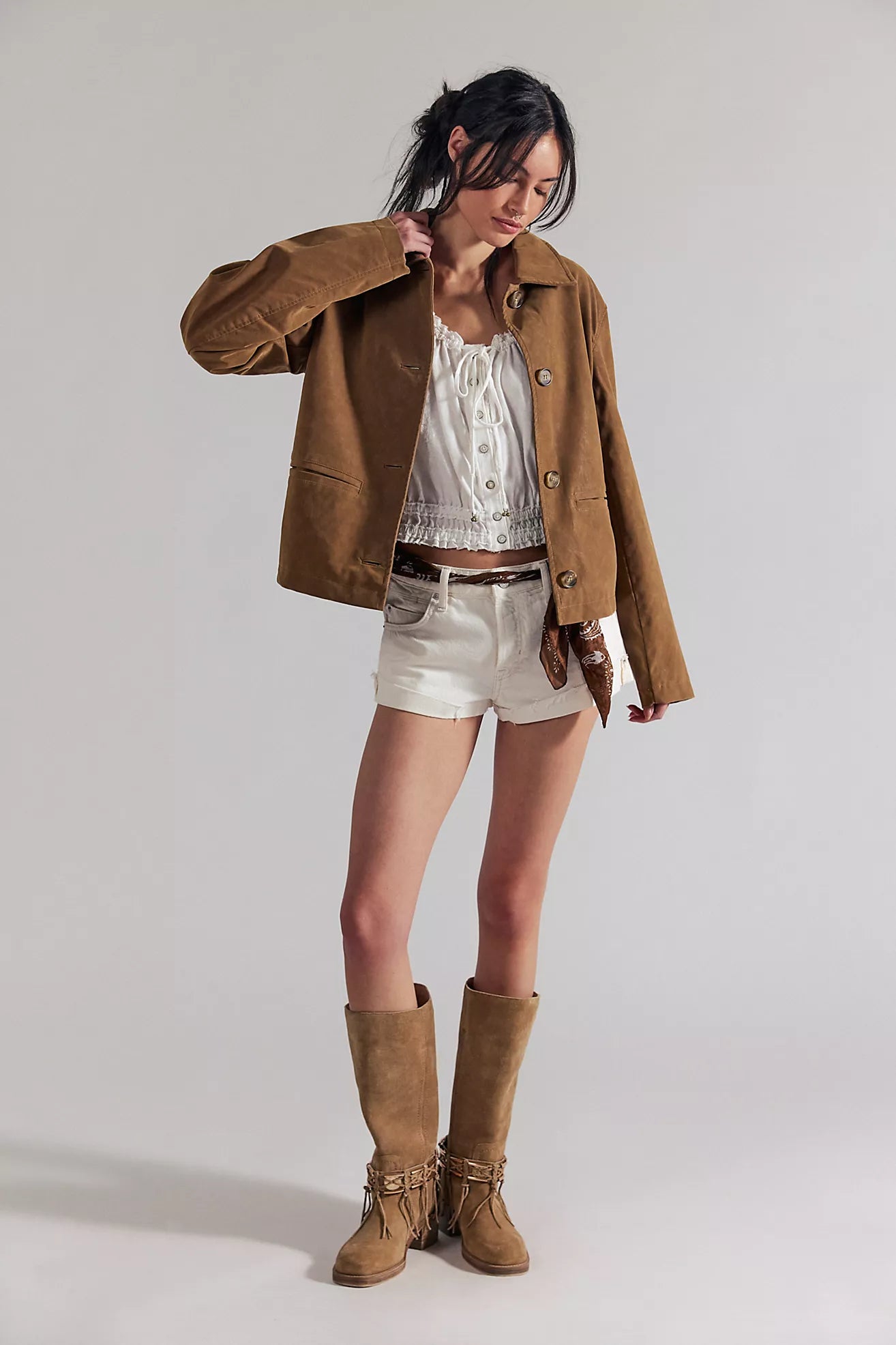 We The Free Hera Vegan Suede Jacket