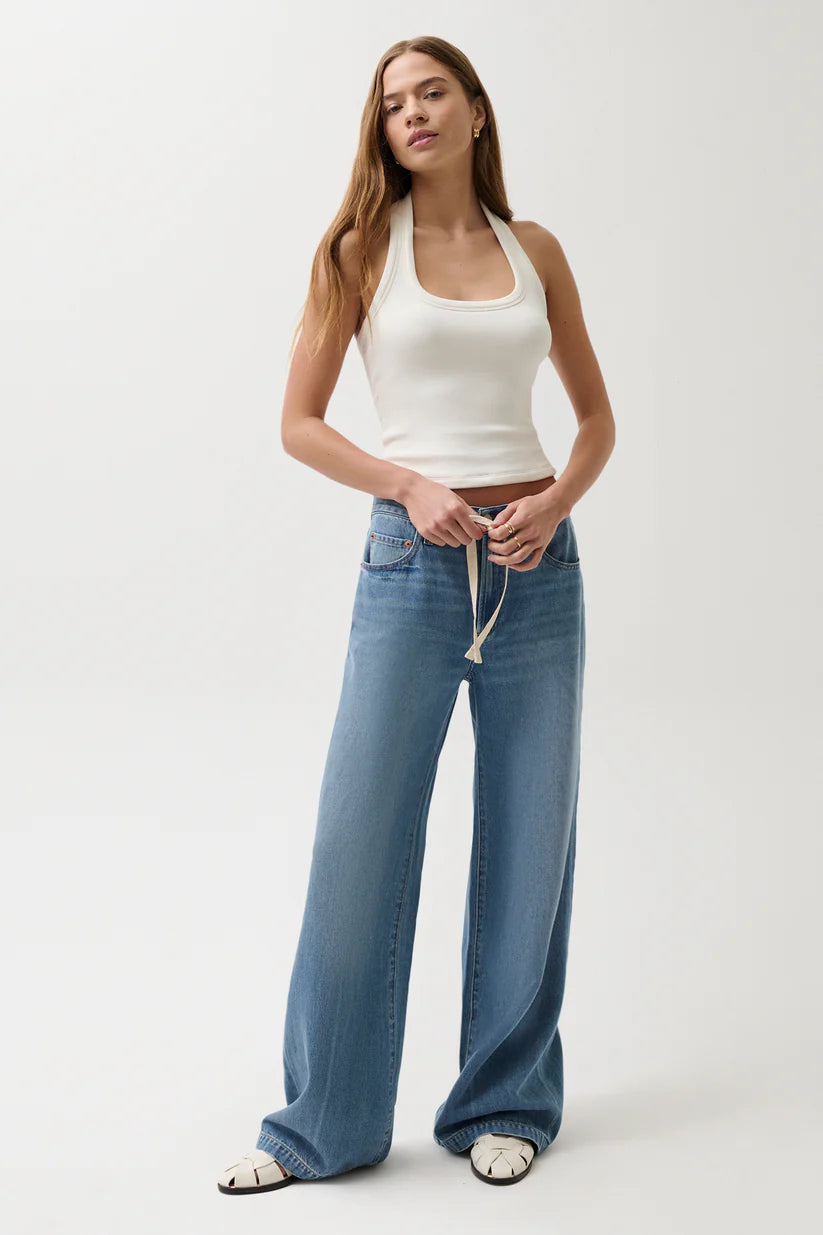 Jadyn with Draw Cord Low Slung Palazzo