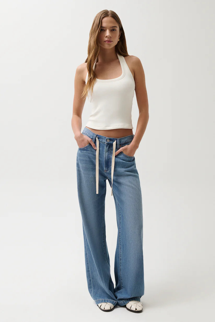 Jadyn with Draw Cord Low Slung Palazzo