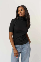 Jesllyn Turtleneck Rib Tee