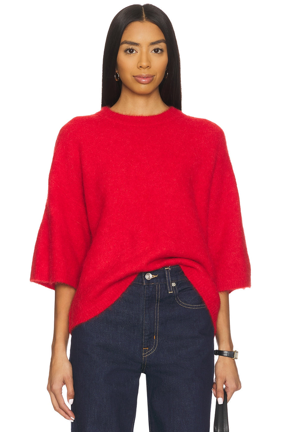 Micah Short Sleeve Crewneck Sweater