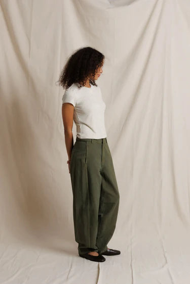 Miriam Rib Button Up