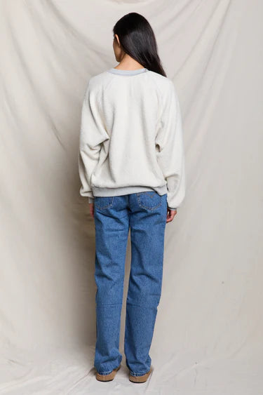Oversized Ziggy Reverse Fleece Crew