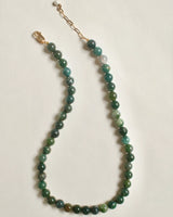 Paloma Necklace Moss Agate