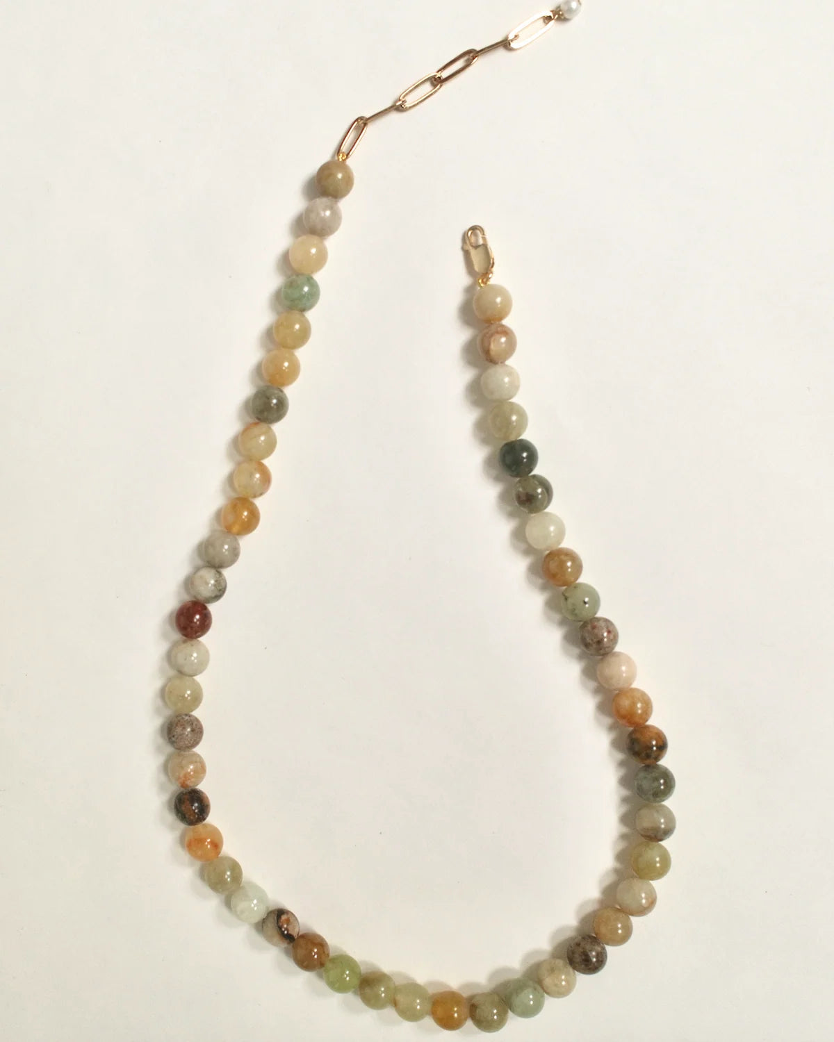 Paloma Necklace Multi Jade