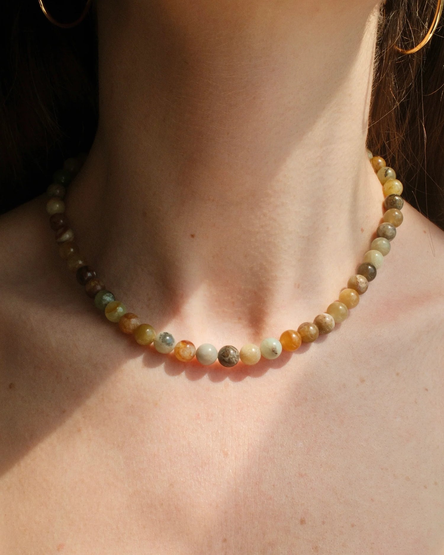 Paloma Necklace Multi Jade