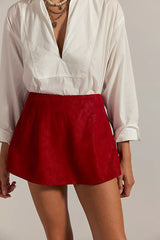 We The Free Paradise Found Suede Skort