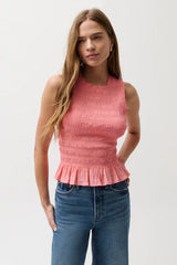 PHOEBE SMOCKED TANK