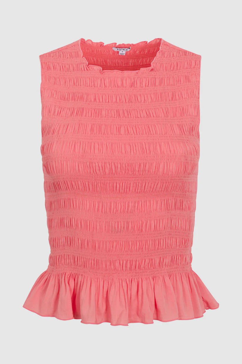 PHOEBE SMOCKED TANK
