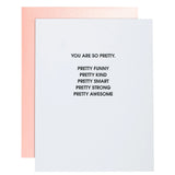 GREETING CARD SO PRETTY