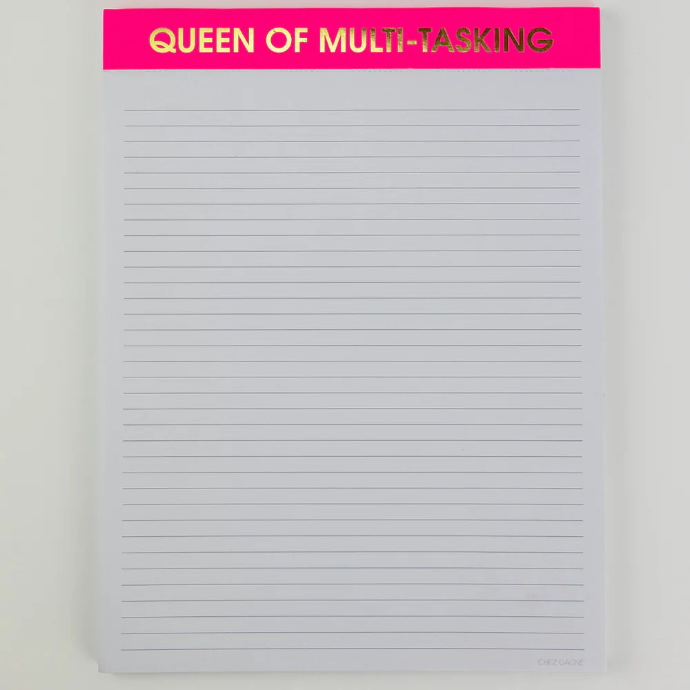 Queen of Multi-Tasking Large Notepad