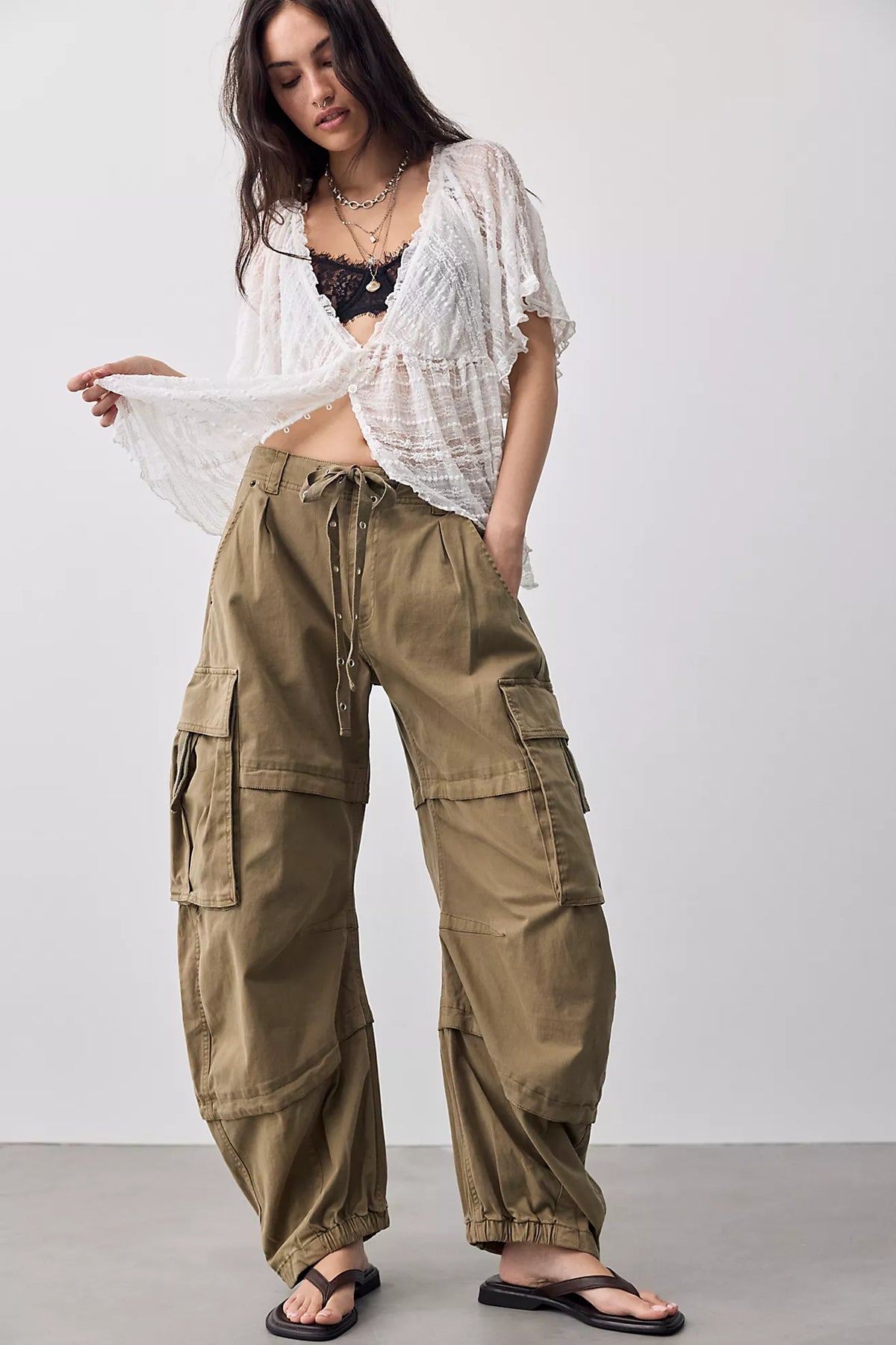 WE THE FREE REEF CURVED CARGO TWILL PANTS